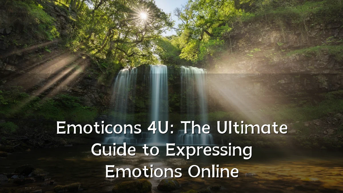 Emoticons 4U: The Ultimate Guide to Expressing Emotions Online