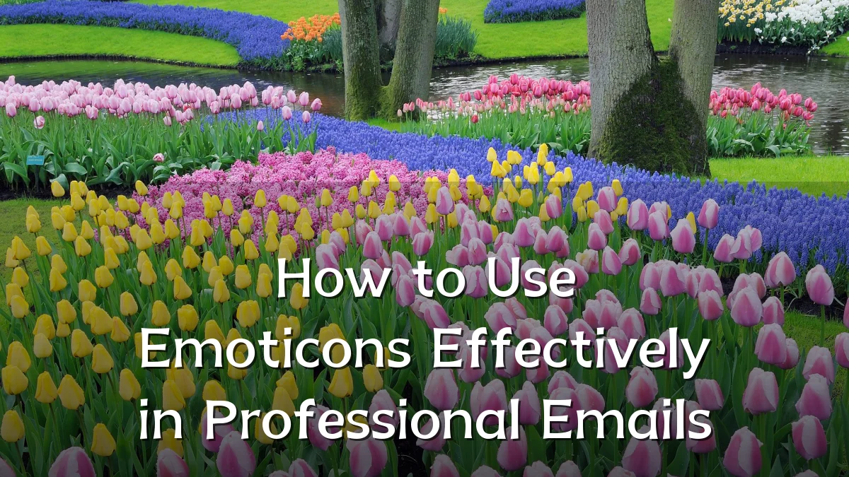 How to Use Emoticons Effectively in Professional Emails