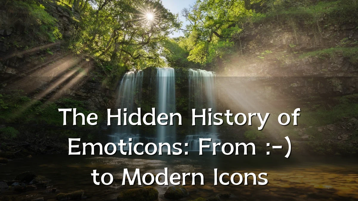 The Hidden History of Emoticons: From :-) to Modern Icons