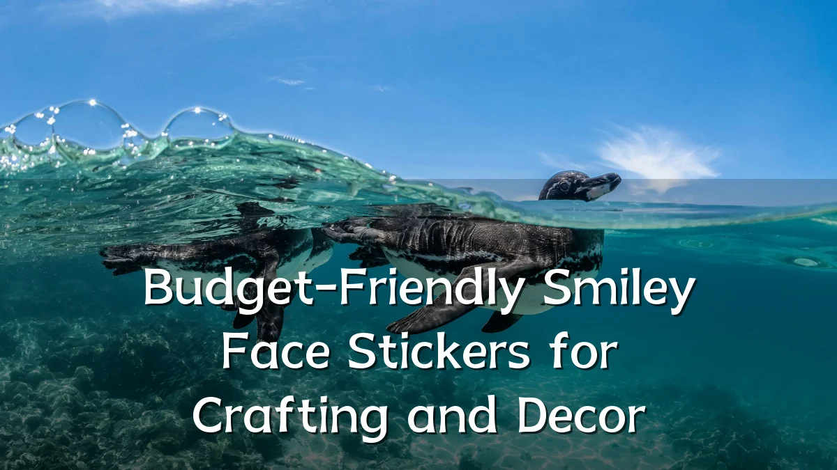 Budget-Friendly Smiley Face Stickers for Crafting and Decor