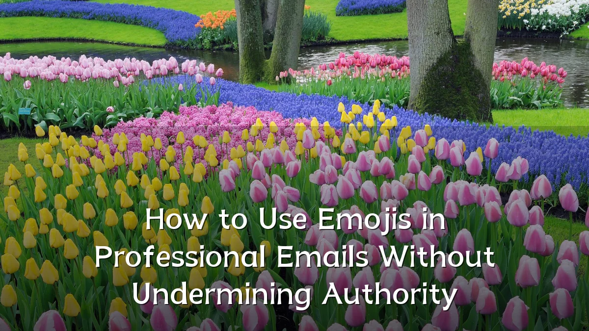 How to Use Emojis in Professional Emails Without Undermining Authority