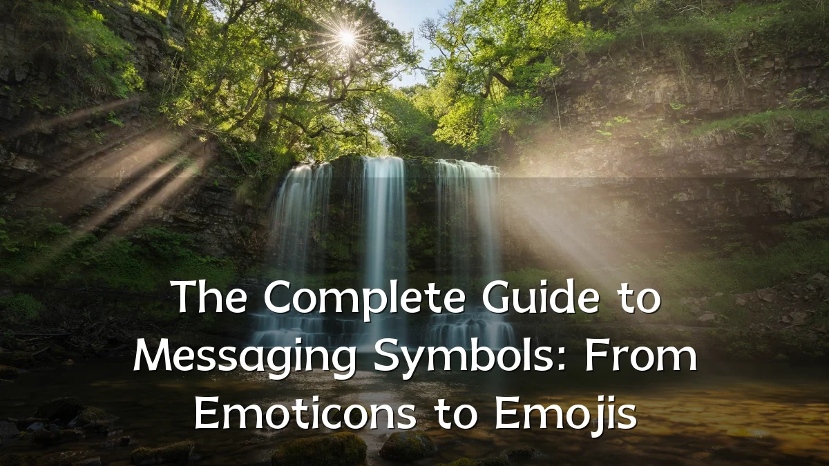 The Complete Guide to Messaging Symbols: From Emoticons to Emojis